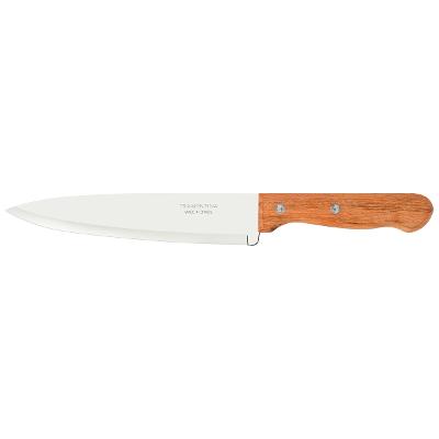 Faca Chef Tramontina Dynamic 8 Polegadas Aço Inox Madeira