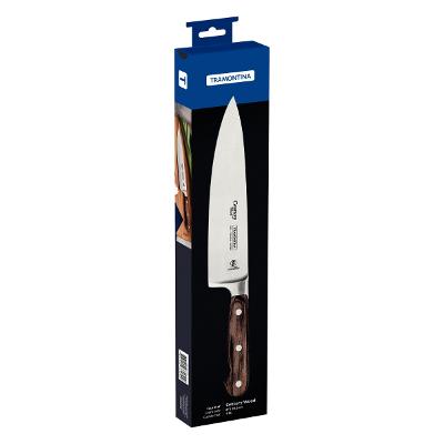 Faca Chef Tramontina Century Wood 8 Polegadas Aço Inox