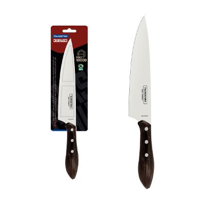 Faca Para Carne Tramontina Polywood 8 Polegadas Aço Inox