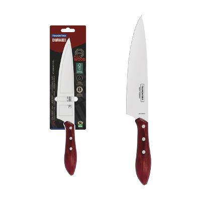 Faca Para Carne Tramontina Polywood 8 Polegadas Aço Inox