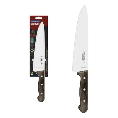 Faca Para Carne Tramontina Polywood 10 Polegadas Aço Inox