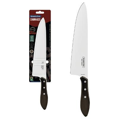 Faca Para Carne Tramontina Polywood 10 Polegadas Aço Inox