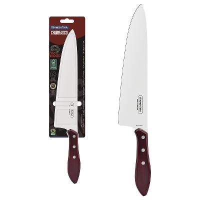 Faca Para Carne Tramontina Polywood 10 Polegadas Aço Inox