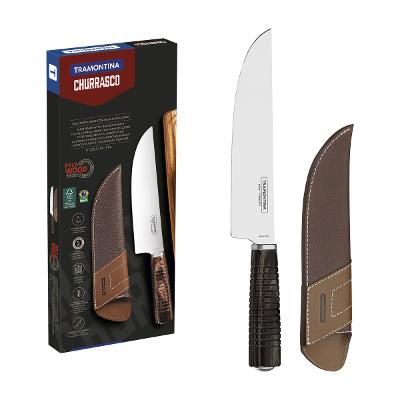 Faca Para Carne Tramontina 8 Polegadas Polywood Couro