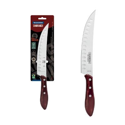 Faca Para Carne Tramontina Butcher 8 Polegadas Aço Inox