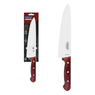 Faca Para Carne Tramontina 10 Polegadas Polywood Vermelho