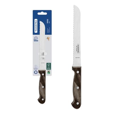Faca Para Pão Tramontina Polywood 7 Polegadas Aço Inox