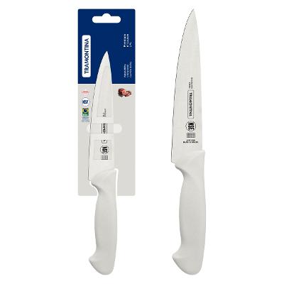 Faca Utility Tramontina Premium 6 Polegadas Aço Inox Branco
