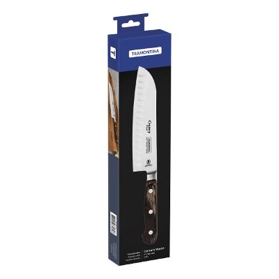 Faca Santoku Tramontina Century Wood 7 Polegadas Inox