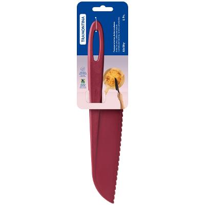 Faca Para Tortas Tramontina Ability Nylon 180 °C Vermelho