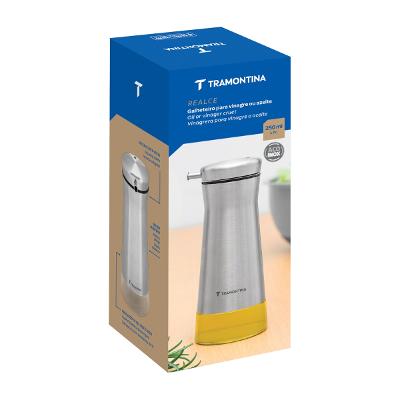 Galheteiro Tramontina Realce 0,25 L Vidro E Aço Inox