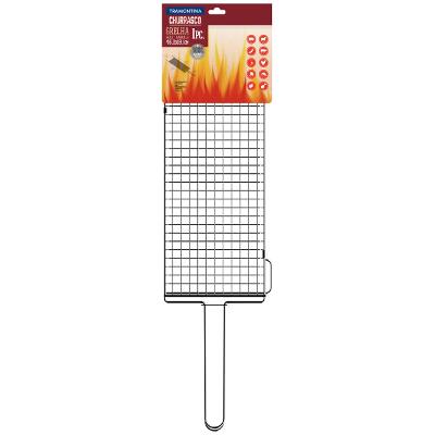 Grelha Para Churrasco Tramontina Aço Inox 76 x 19 Cm