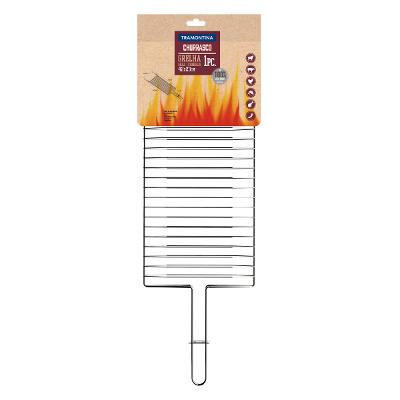 Grelha Aço Inox 72,5x22,5 Cm Tramontina Churrasco