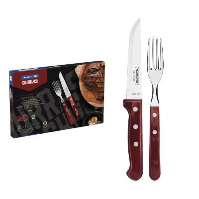 Jogo De Talheres Tramontina Churrasco Jumbo 12 Peças Inox