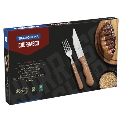 Jogo Para Churrasco 12 Peças Tramontina Dynamic Inox
