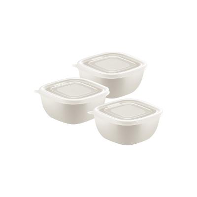 Jogo De Potes Tramontina MixColor 3 Peças 300ml BPA Free