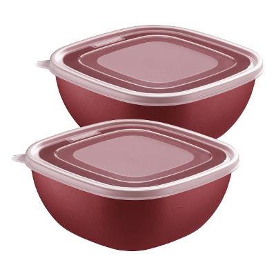 Jogo De Potes Tramontina MixColor 2 Pecas 2L Polipropileno