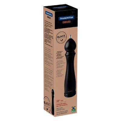 Moedor De Sal E Pimenta Tramontina Churrasco Black 10 Polegadas