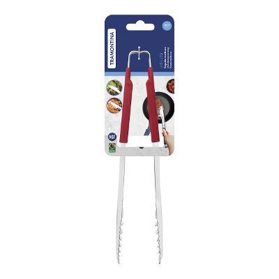 Pegador Tramontina Utilità 28 cm Aço Inox Cabo Vermelho