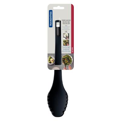 Pegador Para Salada Tramontina Verano Nylon 180 Graus Ônix