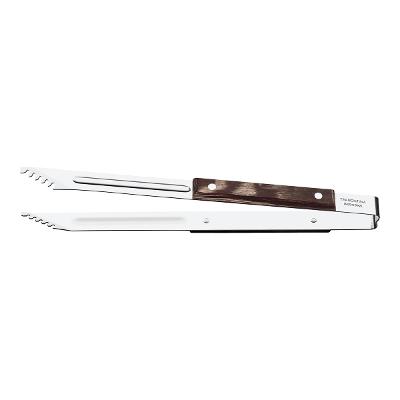Pegador De Carne Tramontina Inox Cabo Polywood Castanho