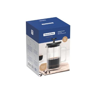 Cafeteira Francesa Tramontina 1 L Vidro Borossilicato Inox
