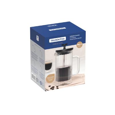 Cafeteira Francesa Tramontina 600 ml 12 Xícaras Inox