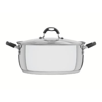 Caçarola Rasa Tramontina Astro Inox 30 cm 8,5 L Indução