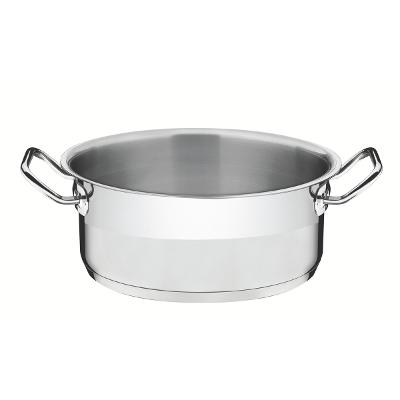 Caçarola Rasa Aço Inox 28 cm 7,13 Litros Linha Professional