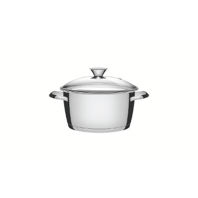 Caçarola Tramontina Allegra Aço Inox 16 cm 1,5 L Indução