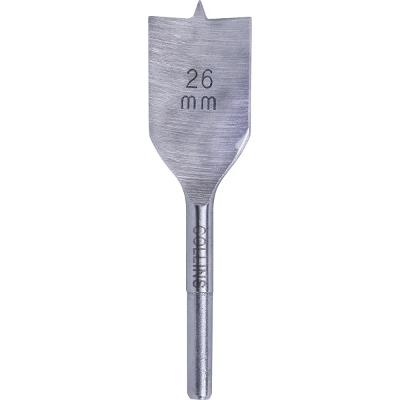 Broca Chata Para Dobradiça 26mm 4 Pol Aço Carbono Collins
