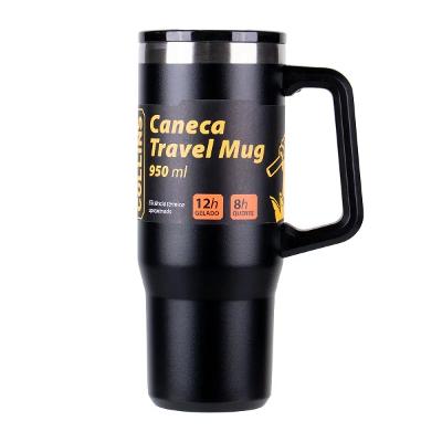 Caneca Térmica Travel Mug Aço Inox 950ml Com Tampa Collins