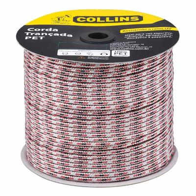 Corda Pet Trançada 12mm 111m 1300 Kgf Vermelha Collins