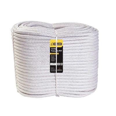 Corda Pet Trancada 6mm 430 Kgf Poliester Branca Collins