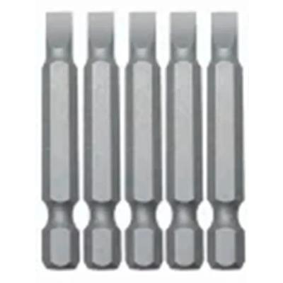 Kit 5 Bits Fenda 6,0mm Encaixe 1/4 Polegada Collins