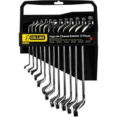 Jogo De Chave Estrela 12 Peças 6 A 32mm Collins 918539