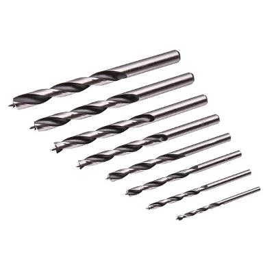 Jogo De Brocas Três Pontas 8 Peças 3mm A 10mm Collins