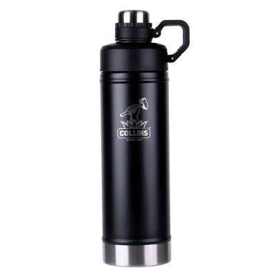 Squeeze Térmico Aço Inox 750ml Collins Preto 12h 8h Frio
