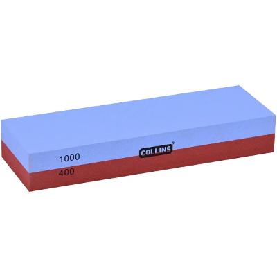 Pedra De Afiar Dupla Face 400 1000 Com Suporte Collins
