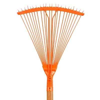 Vassoura De Jardim Aço 22 Dentes Cabo 1.2m Collins