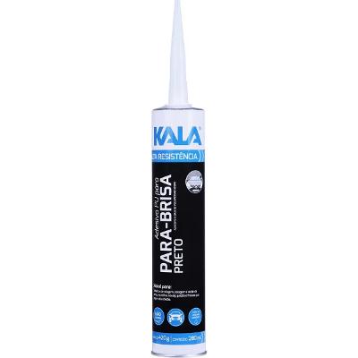 Adesivo Poliuretano Para-Brisas 280ml 420g Preto Kala