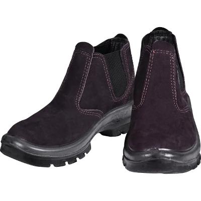 Botina De Segurança Nº 35 Nobuck Café Kala Modelo 886572
