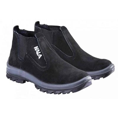 Botina Agro Nobuck Preto Kala N36 PU Bidensidade S/Biqueira