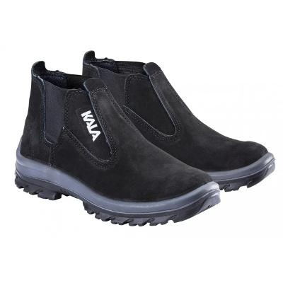 Botina Segurança Kala N35 Nobuck Preto Sem Biqueira