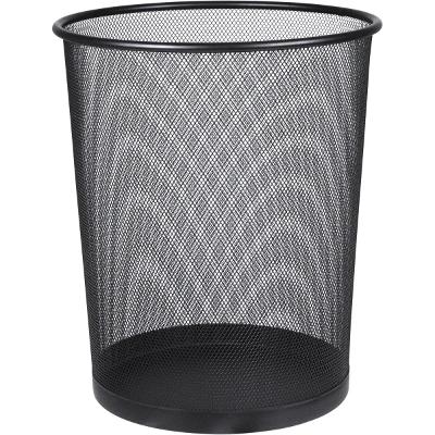 Cesto De Lixo 7,8L Kala Aço Perfurado Redondo Preto