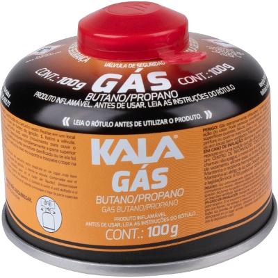 Cartucho De Gás 100g Com Válvula De Segurança Kala 356807