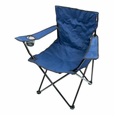 Cadeira Dobrável 120kg Kala Poliéster Oxford 600D Azul