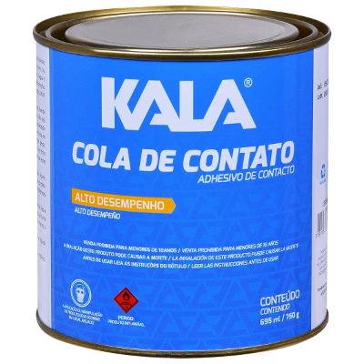 Cola De Contato Profissional 750g Kala Para Madeira Couro