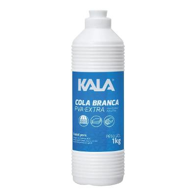 Cola Branca PVA Extra 1kg Kala Para Madeira Mdf Couro