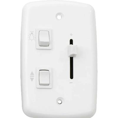 Chave Dimmer Deslizante Bivolt Branca Liege